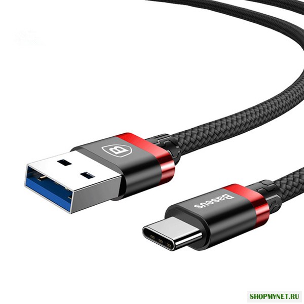 Baseus 3A USB3.0 Type C Плетеный быстро заряжаемый кабель для передачи данных 1 м для Oneplus 6 Xiaomi Mi8 Mix 2s S9 +
