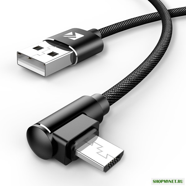 FLOVEME 2.4A 90-разрядный USB-кабель для быстрой зарядки USB 1M для Samsung S7 S6 Xiaomi Redmi Note 5