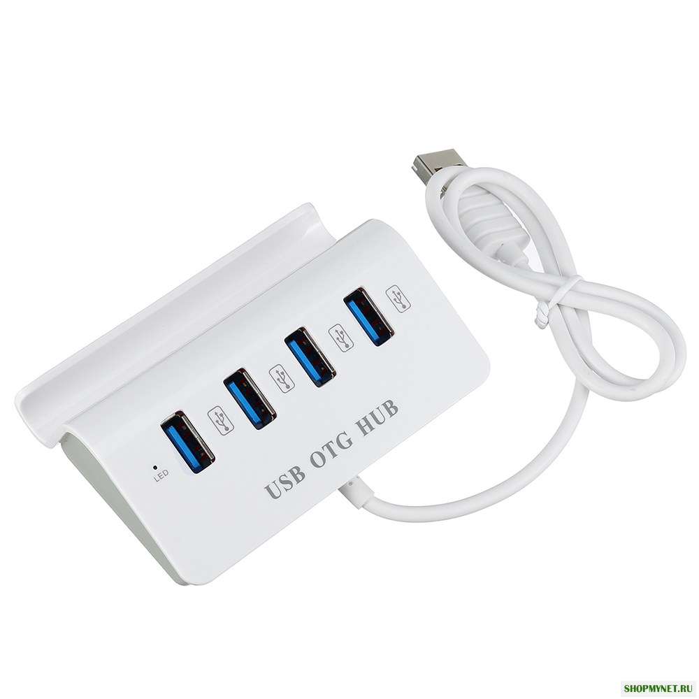 Bakeey USB OTG 2 в 1 Micro USB 2.0 Высокоскоростное расширение 4 порта HUB USB Splitter для Honor 8X