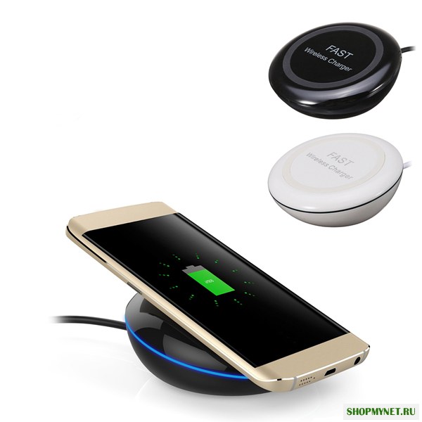 Bakeey Qi Беспроводное быстрое зарядное устройство с индикатором LED для iPhone X 8Plus Samsung S7 S8 Note 8