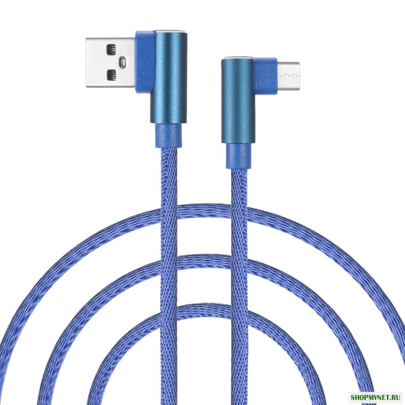 Bakeey 90 градусов 2.4A Micro USB 1M Быстрозарядный кабель для Samsung Xiaomi Huawei