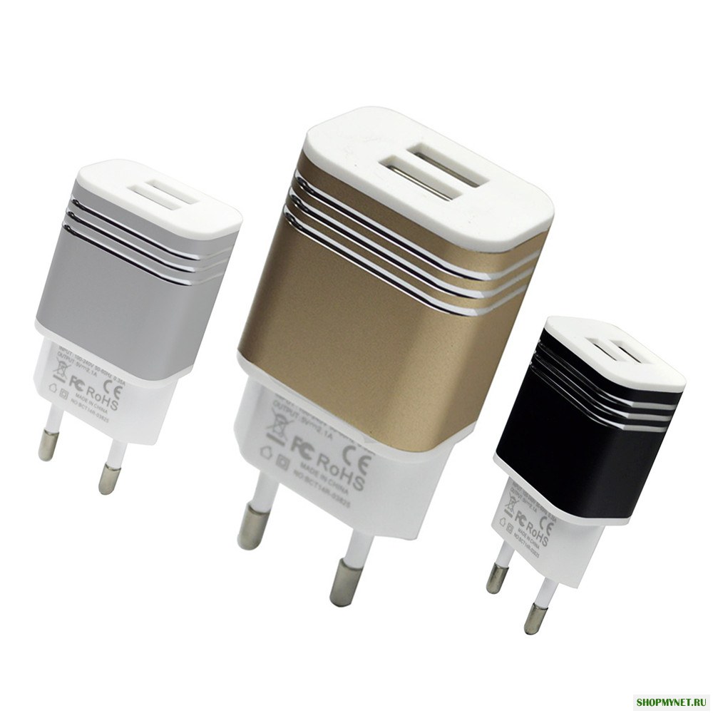 Bakeey EU Plug 5V 2.1A 10.5W Dual USB Быстрая зарядка USB-зарядное устройство для Samsung Galaxy S9 Xiaomi Huawei