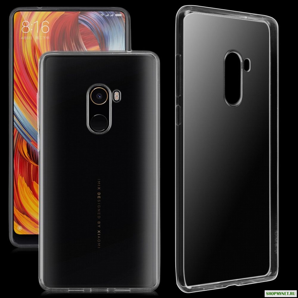 Bakeey Прозрачный Ultra Thin Anti-Scratch Soft TPU Назад Чехол Для Xiaomi Mi MIX 2