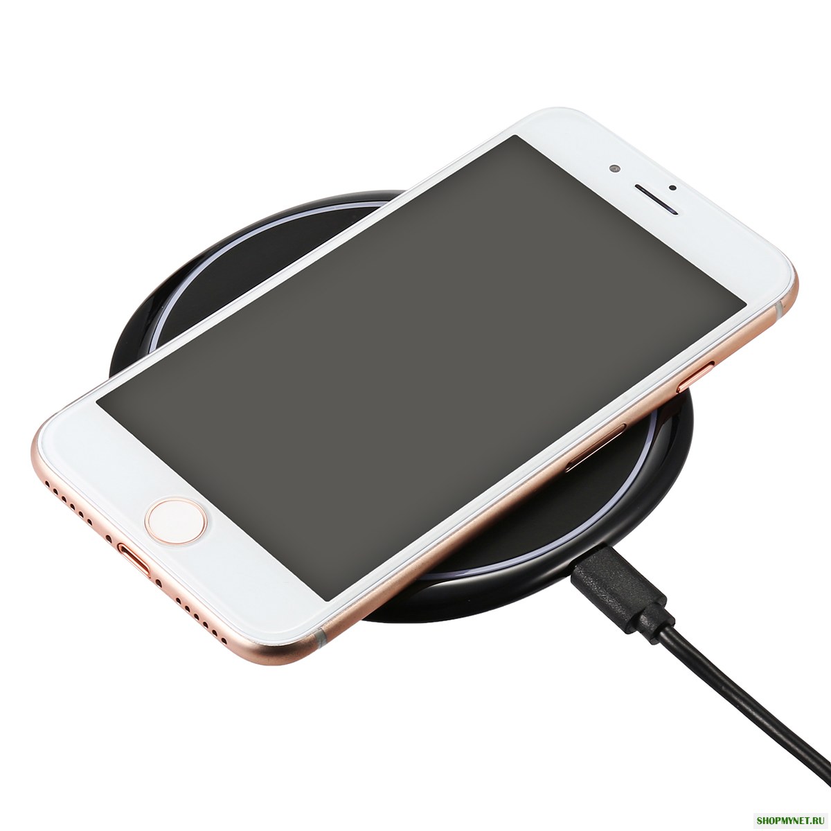 ELE U6 10W Qi Беспроводное зарядное устройство Быстрая зарядная панель для iPhone X 8 / 8Plus Samsung S8