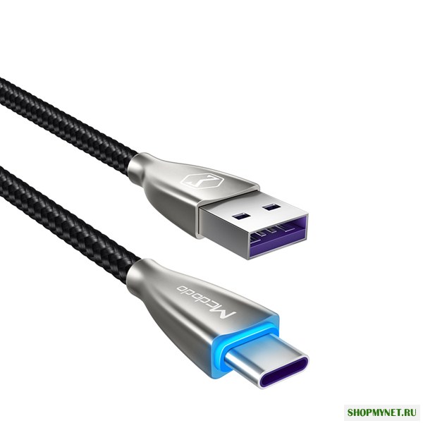 Mcdodo 5A Type C Плетеный высокоскоростной кабель для передачи данных 1M Для Huawei Super Charge Mate 10 Pro P20