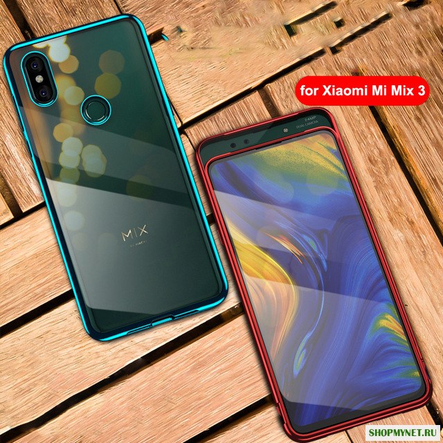 Bakeey Luxury Elac-plating Прозрачный жесткий ПК Защитный Чехол Противоударный Для Xiaomi Mi MIX 3