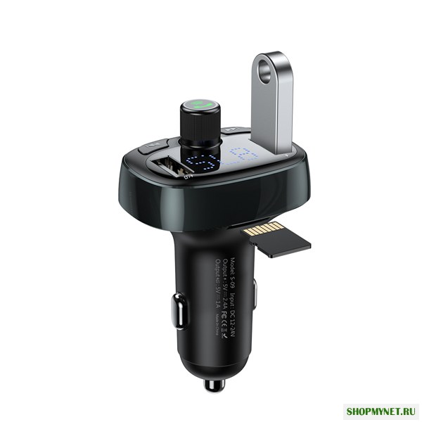Baseus 3.4A Dual USB Авто Зарядное устройство Bluetooth FM-передатчик Handsfree Авто Набор Player Aux Modulator