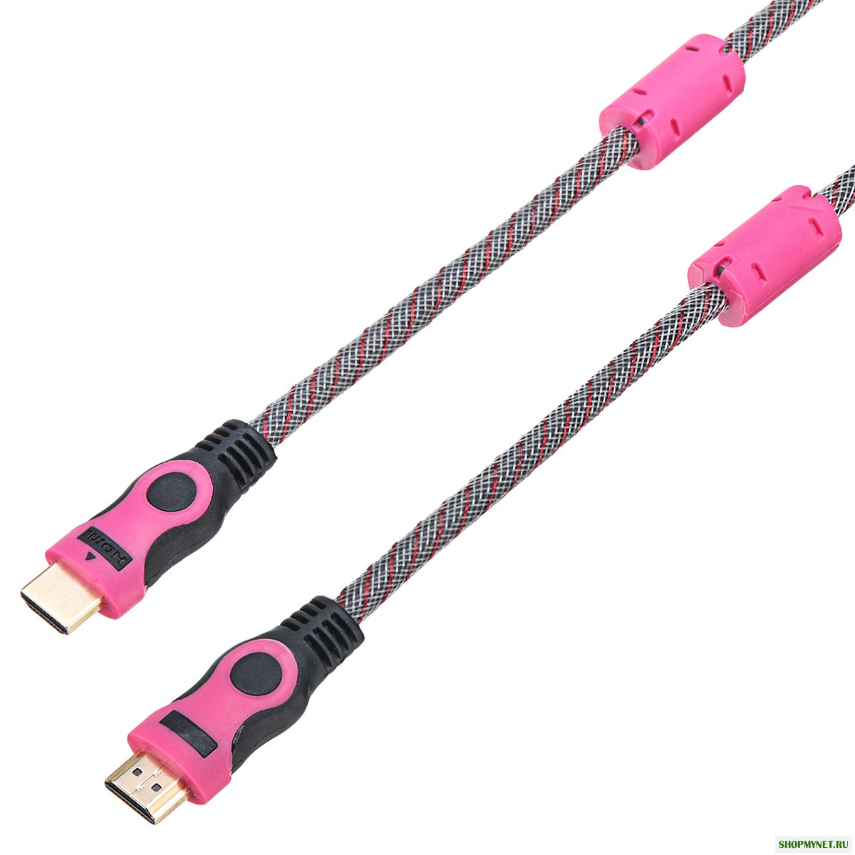 3D HD HDMI Мужской-мужской аудиокабель Двойной Магнит Кольцо HDMI Кабель для телевизора