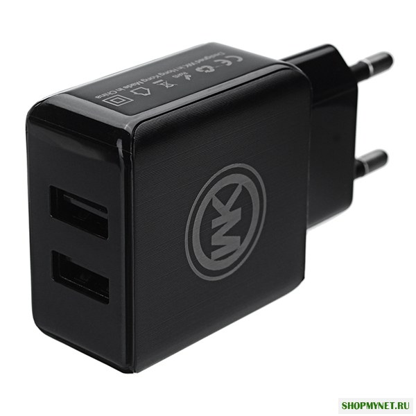 WK 2.1A EU Plug Fast Travel Wall Charger с микро-USB-кабелем для iPhone X 8 Oneplus 5t Xiaomi 6 S8