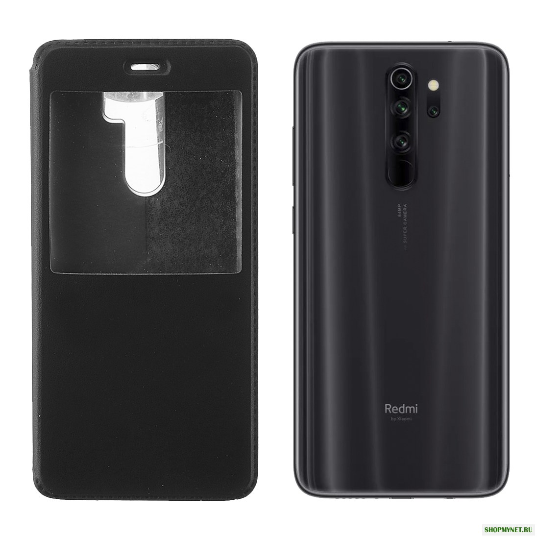 Для Xiaomi Redmi Note 8 Pro Чехол Bakeey Роскошный бампер-флип с окном из искусственной кожи всего тела Protective Чехол